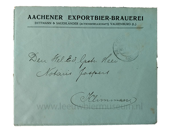 Aachener Export Bierbrauerei 1920